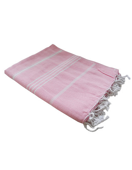 roosa puuvillane rätik